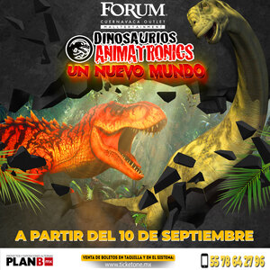 Dinosaurios Animatronics Recargado (Forum Cuernavaca 2022)