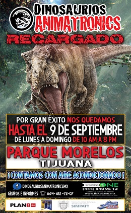 Boletos | Dinosaurios Animatronics Recargados (Tijuana 2018) | TicketOne