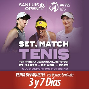 Boletos | San Luis Open WTA 125 (2023) | TicketOne