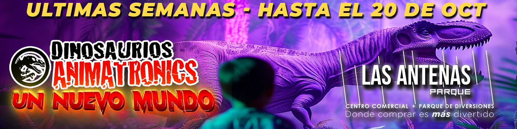 Dinosaurios Animatronics Recargados Un Nuevo Mundo (CDMX 2024)