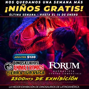 Dinosaurios Animatronics Tierra Jurásica (Forum Buenavista 2023)